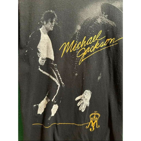 Vintage Michael Jackson King Of Pop T-Shirt Size Small - Picture 2 of 3